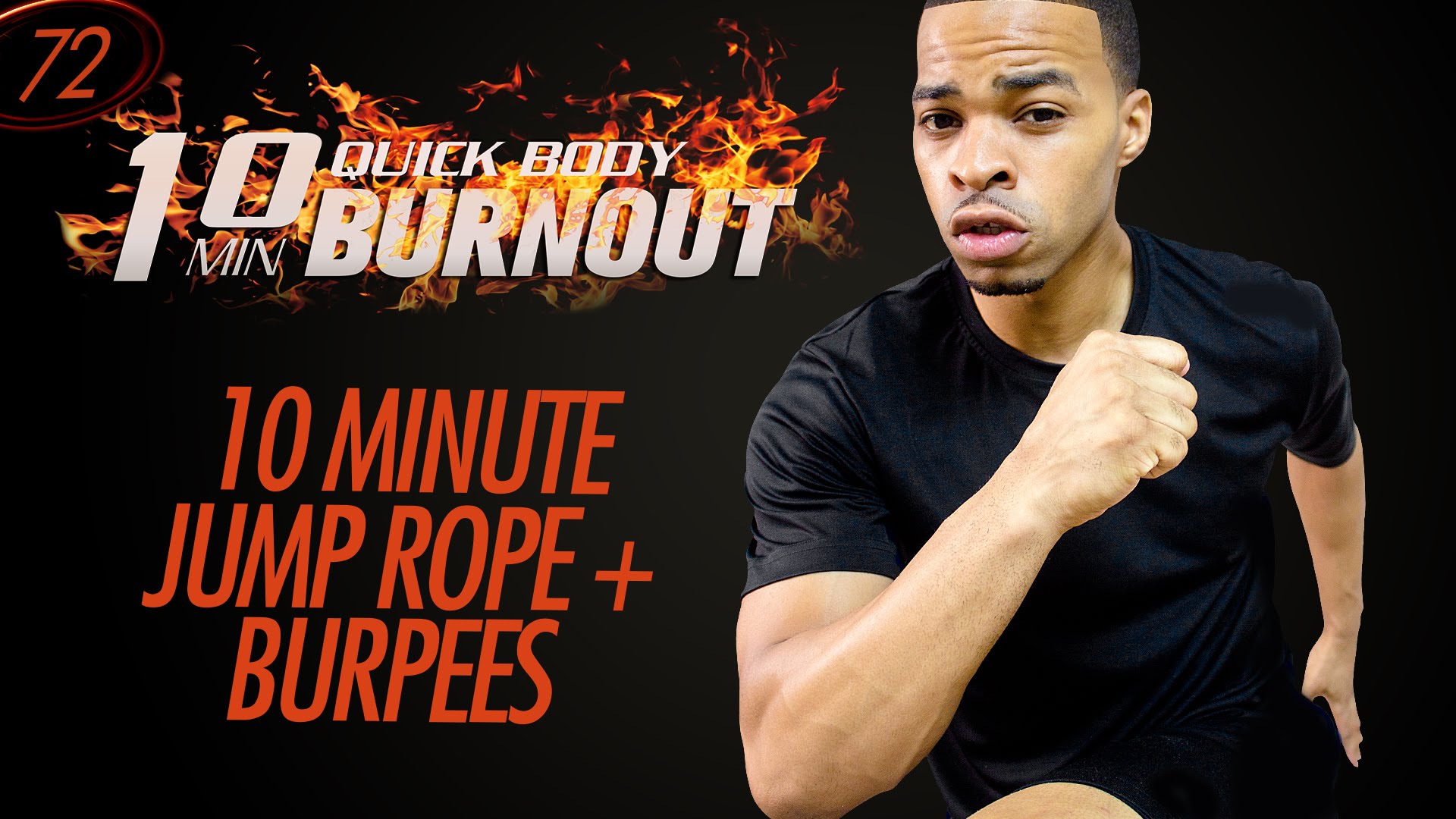 072 - 10 Minute Jump Rope + Burpees STACKED HIIT Cardio Workout