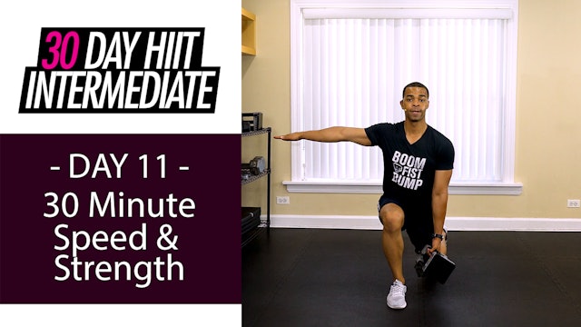 30 Minute Speed & Strength Hybrid HIIT Workout - Intermediate #11