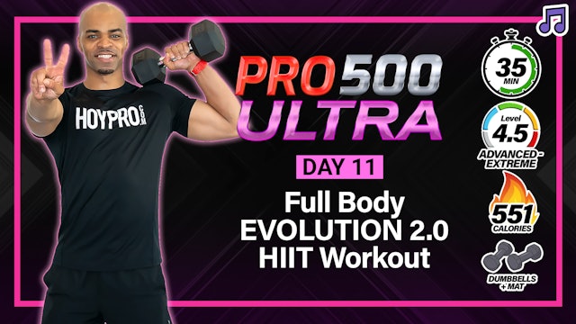 35 Minute Full Body Hybrid Evolution 2 // (Level-Up) Workout - ULTRA #11 (Music)