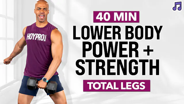 40 Minute Lower Body Strength & Power Workout