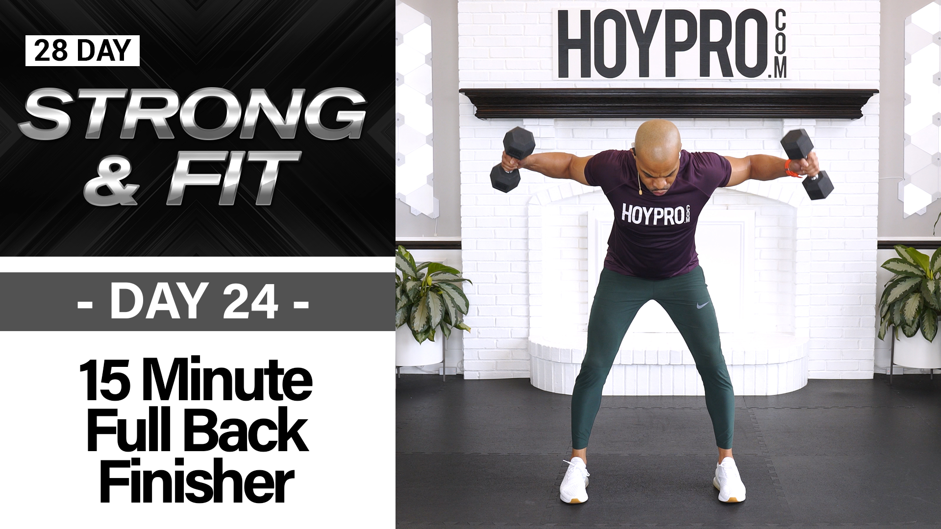 15 Minute Full Back & Shoulders Upper Body FINISHER - STRONGAF  #24