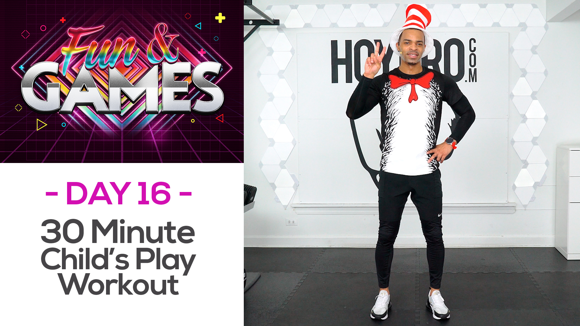 30 Minute Child's Play Kids Games Themed Workout - Fun & Games #16