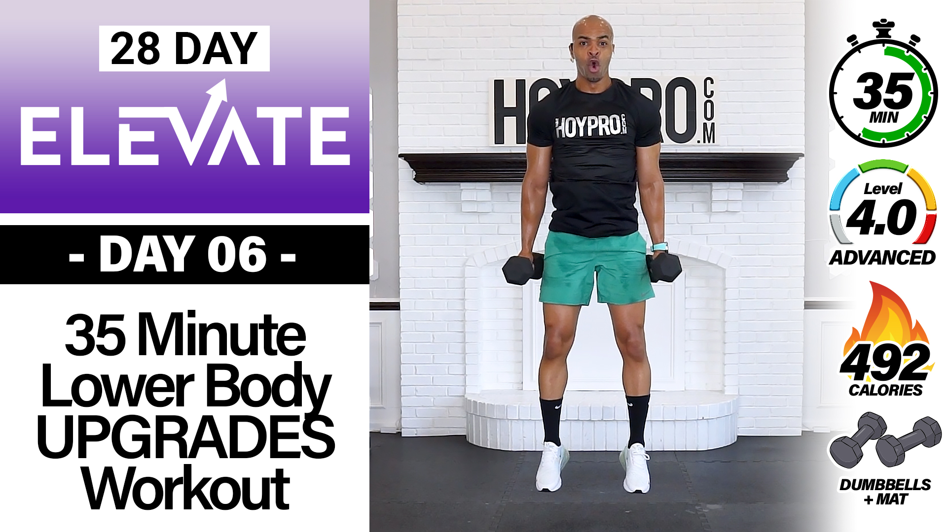 35 Minute Hybrid ABAB Lower Body Strength Upgrades - ELEVATE #06