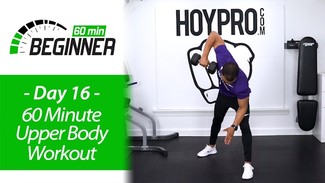 60 Minute Beginners Upper Body Workout - Beginners 60 #16
