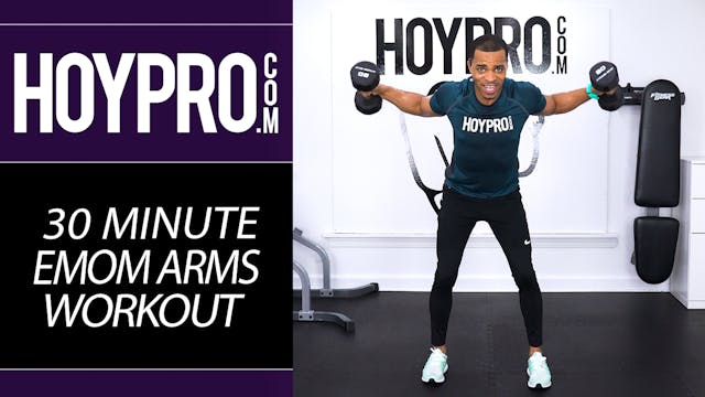 30 Minute EMOM Arms Upper Body Workout