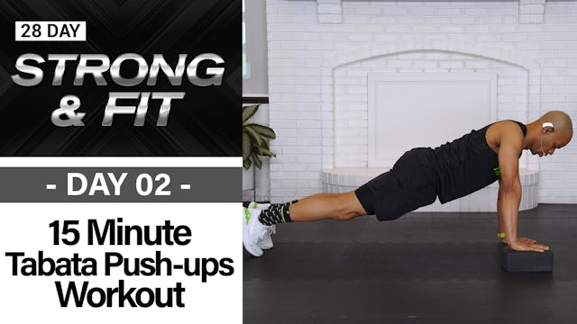 15 Min Tabata Push-up FINISHER Workou...