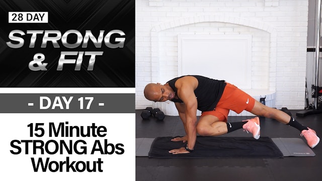 15 Minute STRONG Abs Workout - STRONGAF #17