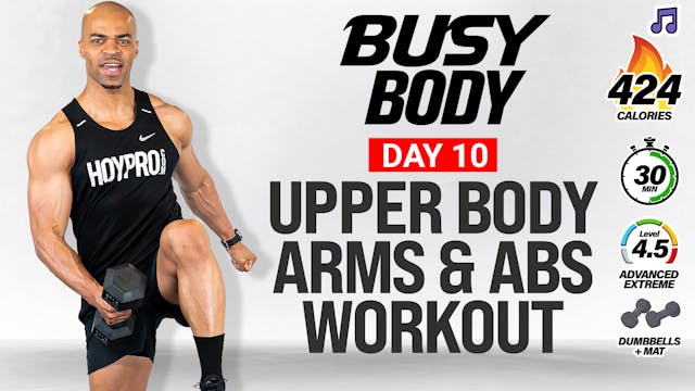 30 Minute Upper Body Arms & Abs Worko...