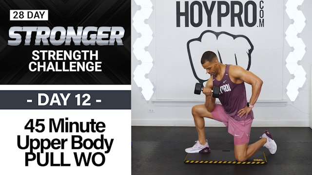 45 Minute Biceps, Back & Shoulders Workout - STRONGER #12