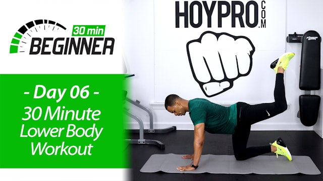 30 Minute Beginners Lower Body Workout - Beginners 30 #06