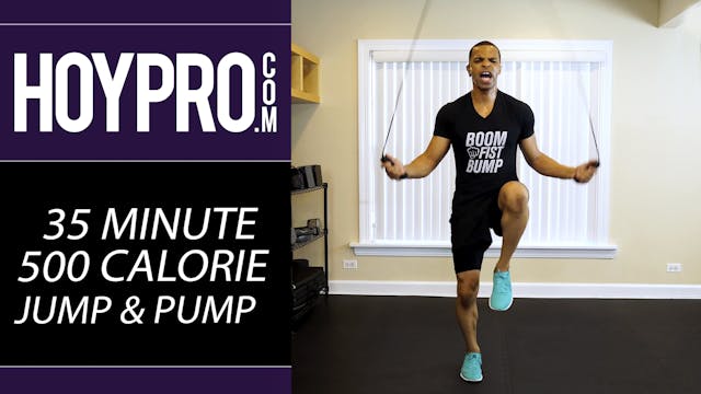 35 Minute 500 Calorie Jump Rope & Str...