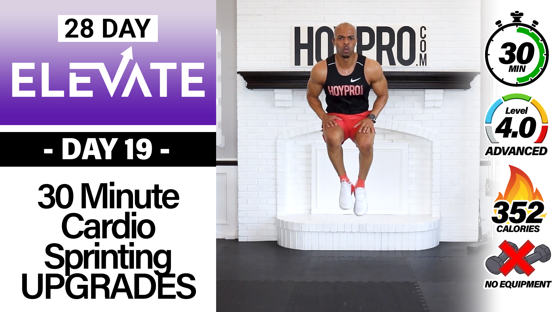 30 Minute Cardio Sprint Upgrades Workout - ELEVATE #19