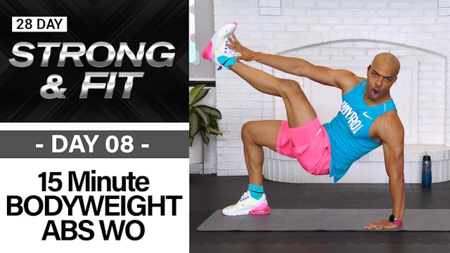 15 Minute Bodyweight Abs Workout #01 ...