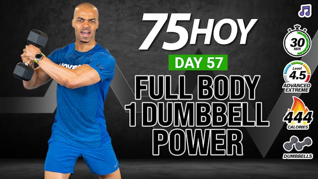 30 Minute Standing  One Dumbbell Powe...