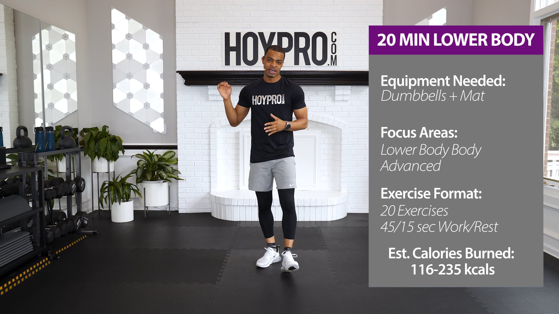 113 - 20 Minute Advanced Lower Body Workout