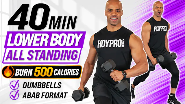 40 Minute Standing Lower Body Strengt...