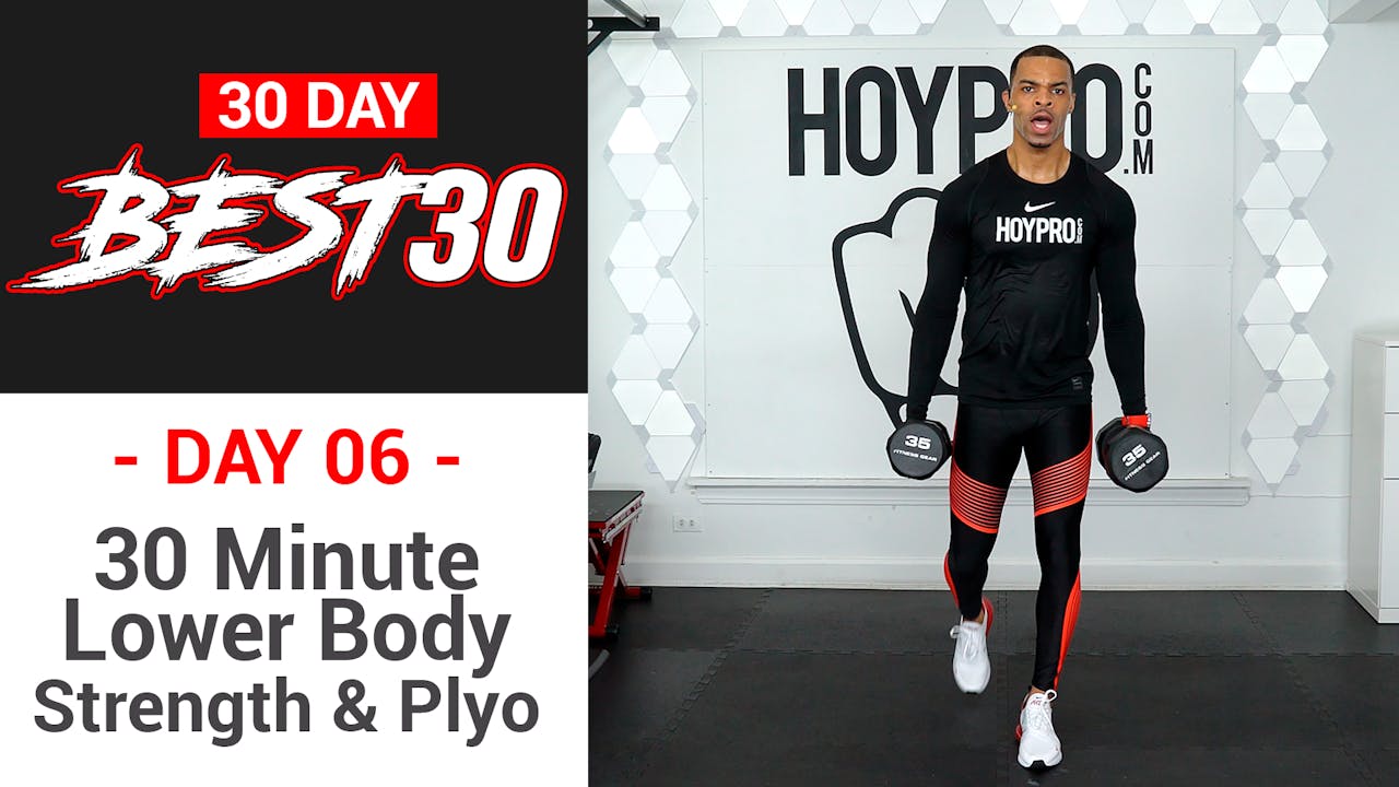 30 Minute Lower Body Strength Sweat &amp; Plyo Best30 06