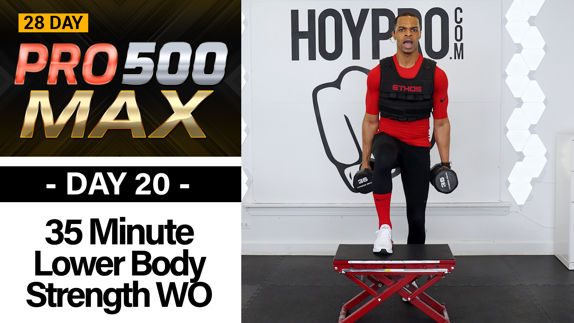 35 Minute Lower Body Plyo Strength Workout - PRO 500 MAX #20