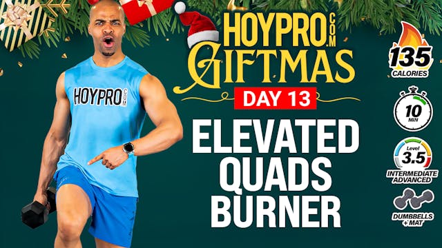 10 Minute Lower Body Elevated Quads B...