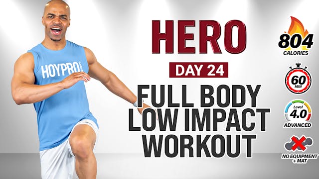 60 Minute Fat Burning No Jumping Work...