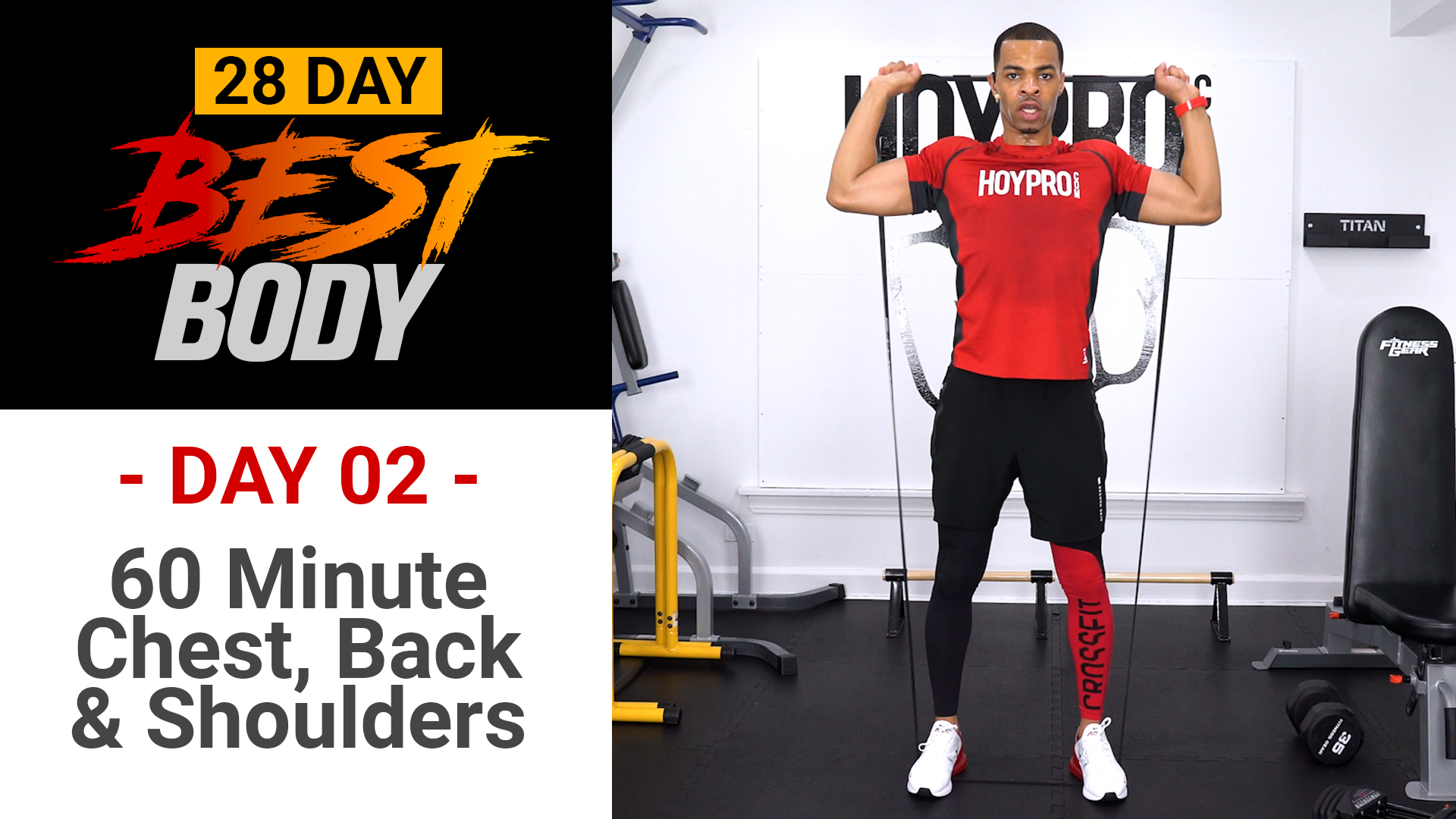 30 minute chest and back online workout