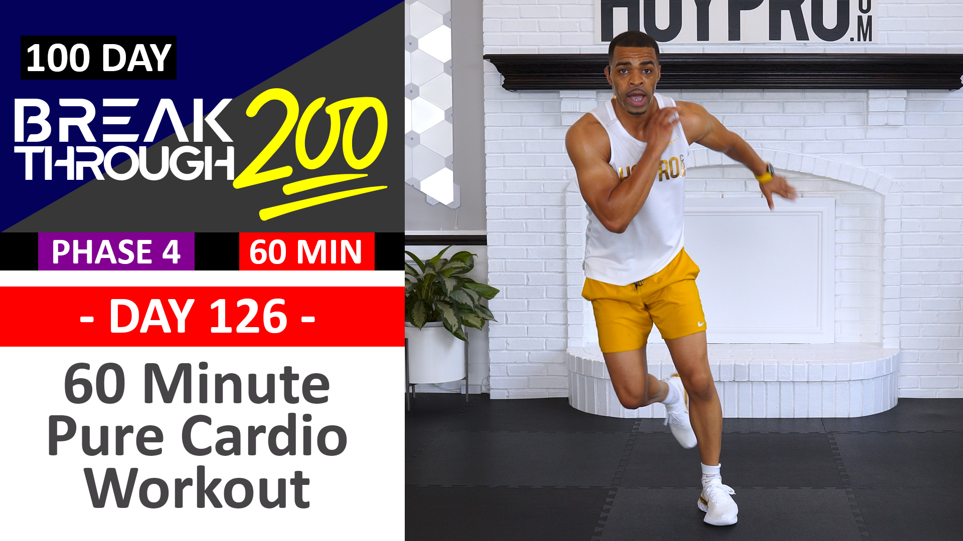 #126 - 60 Minute Pure Cardio Sweat Fest - Breakthrough200
