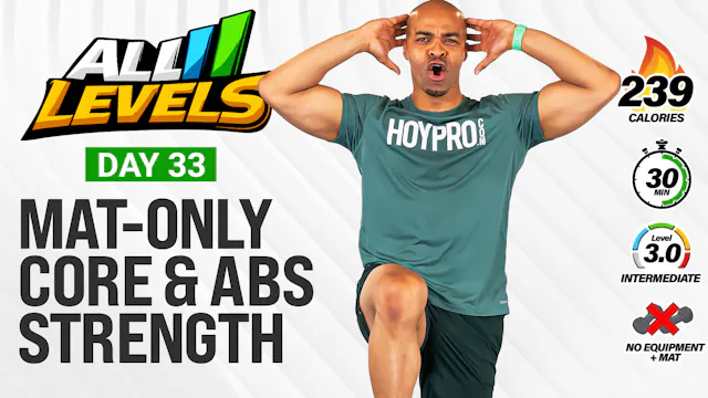 30 Minute No Equipment Core & Abs Tem...