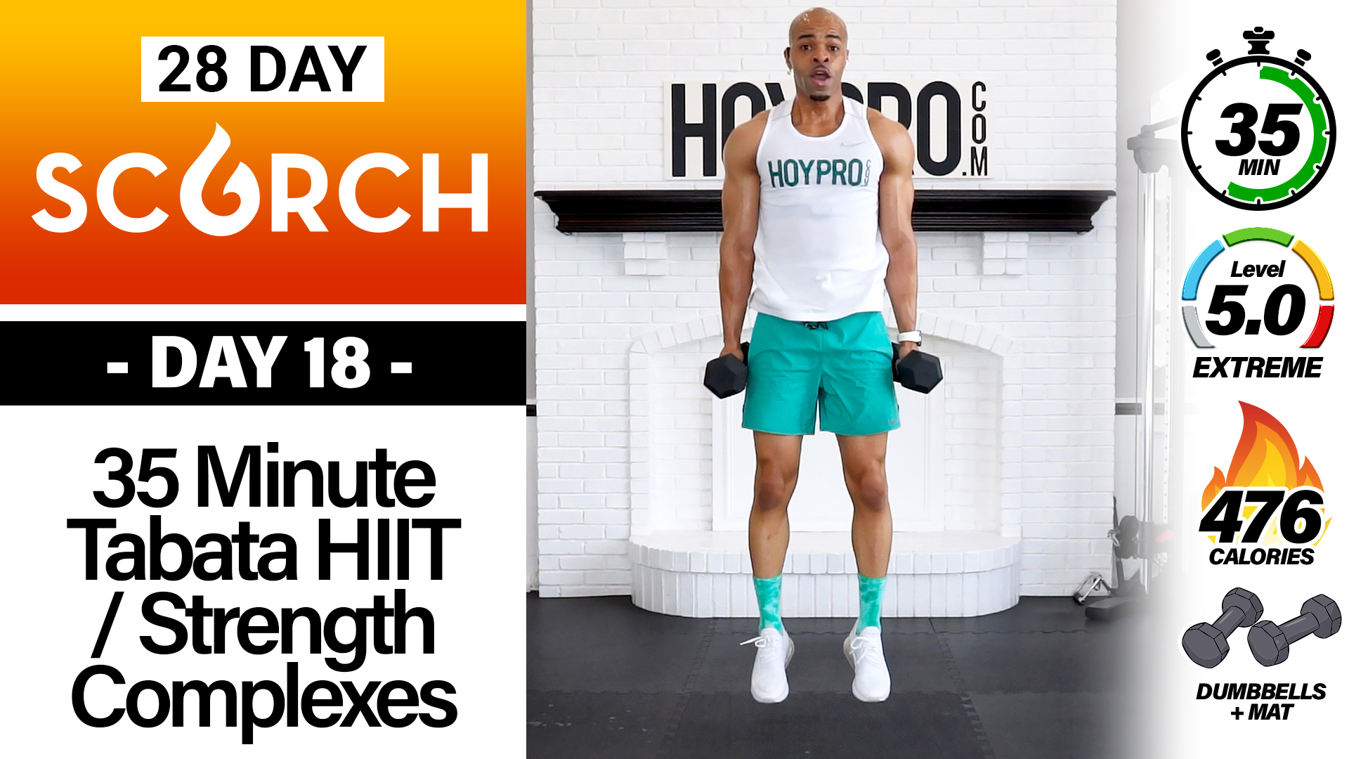 35 Minute Tabata HIIT Strength Complex - SCORCH #18