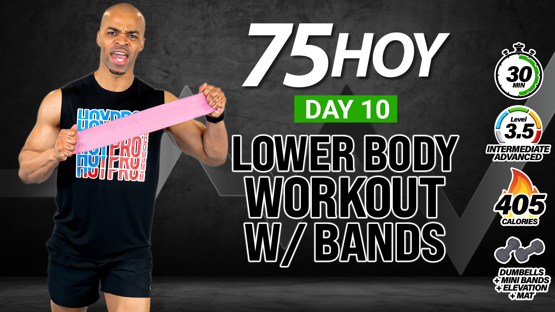 30 Minute Complete Lower Body Strength w/ Mini Bands - 75 HOY #10