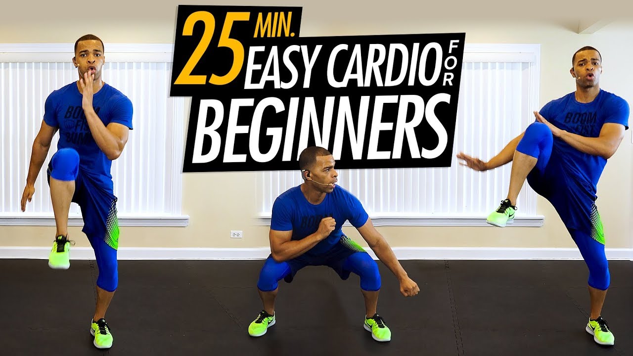 25 Minute Easy HIIT Cardio Workout for Beginners