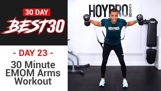 30 Minute EMOM Arms Upper Body Workout - Best30 #23