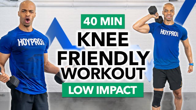 40 Minute LIVE Full Body Knee-Friendl...