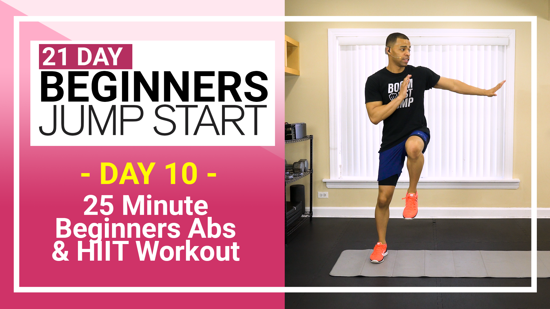 Day 10 - 25 Minute Beginners Abs & HIIT Workout