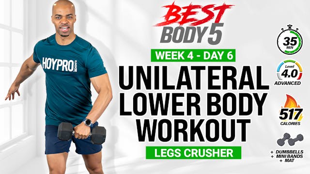 35 Minute Unilateral Lower Body Stren...