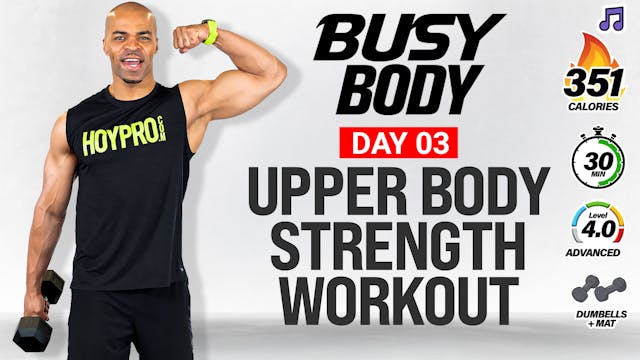 30 Minute Upper Body Strength Scan Wo...