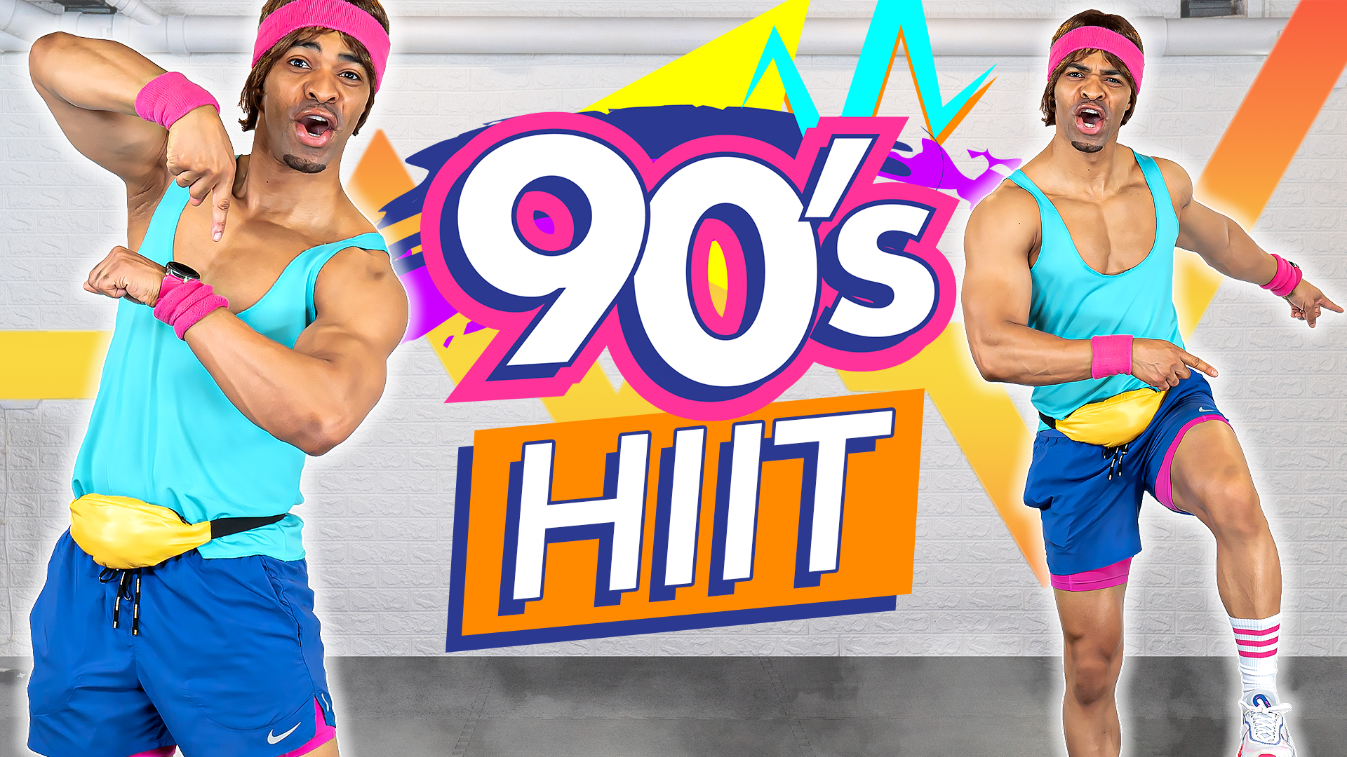 40 Minute LIVE 90s Themed Full Body Workout (No Equipment)