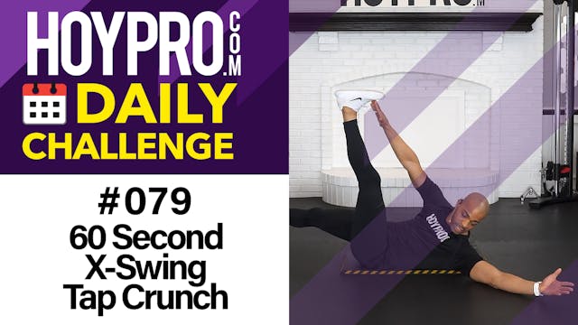60 Second X-Swing Tap Crunch - Daily ...