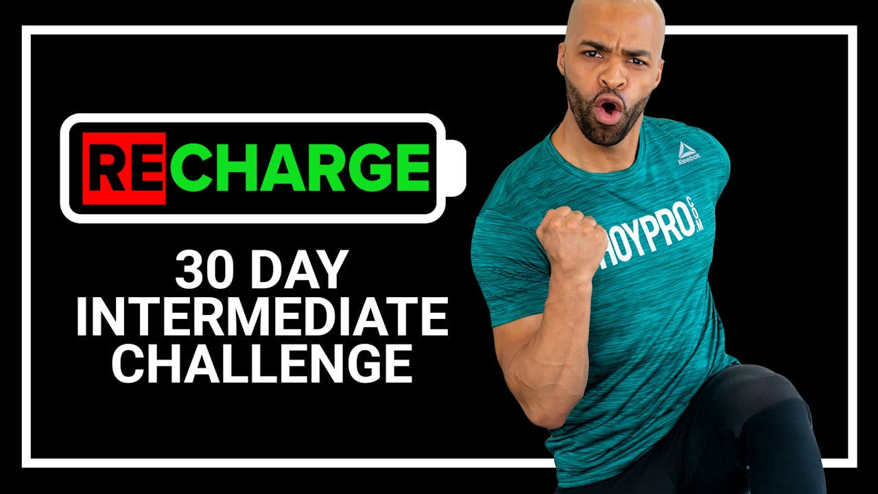 RECHARGE - 30 Day 60/30 Minute Intermediate Challenge