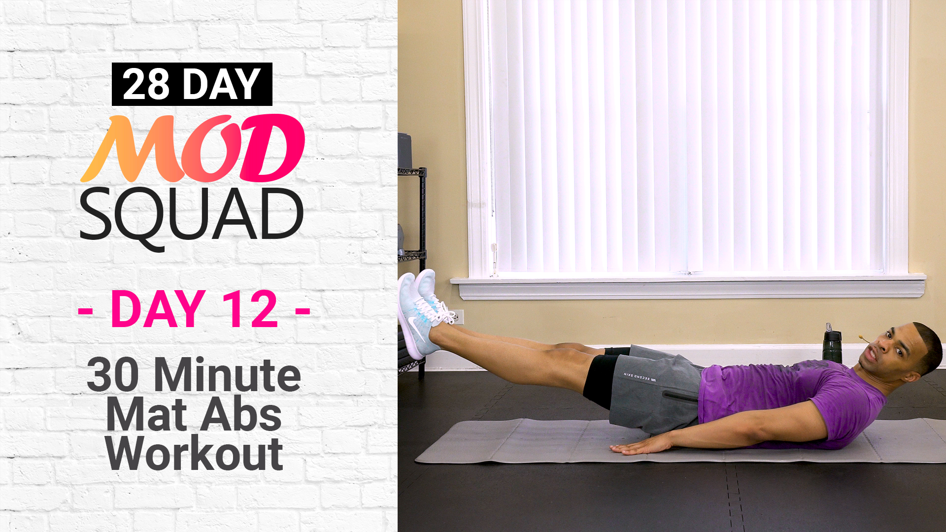 30 Minute Mat Abs Workout - Mod Squad #12