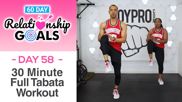 30 Minute FUN Full Body Tabata Workout - Relationship Goals #58