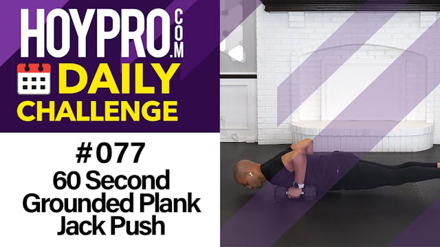 60 Second Grounded Plank Jack Push - ...