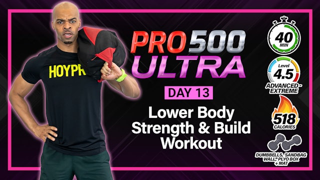 40 Minute Lower Body Equipment Lover Strength Workout - ULTRA #13