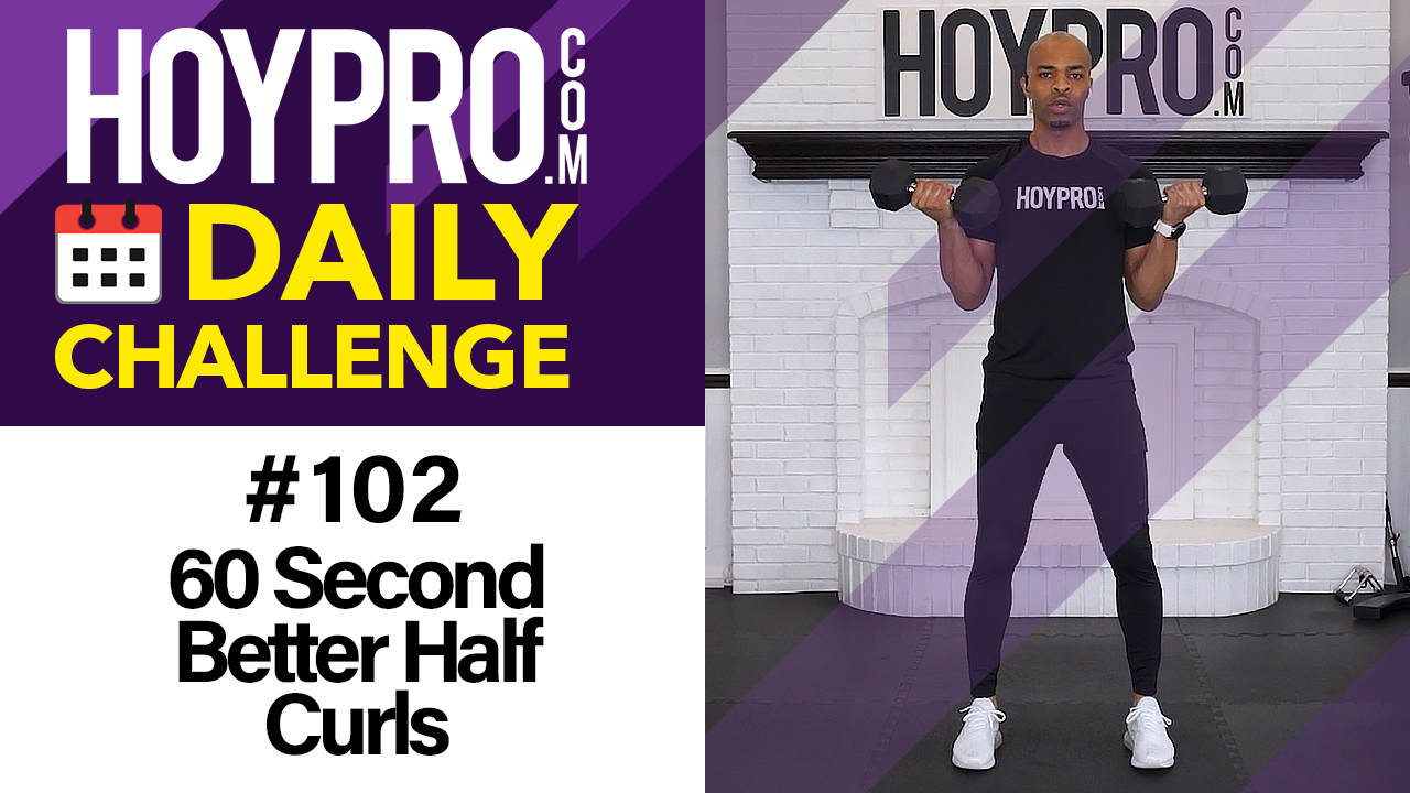 60 Second Better Half Curls - Daily Challenge #102