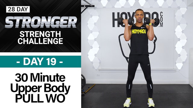 30 Minute Biceps, Back & Shoulders Workout - STRONGER #19