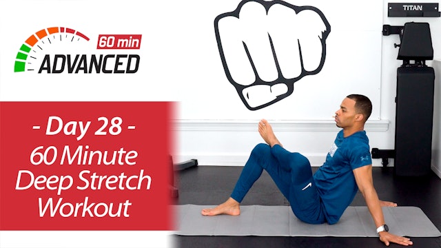 60 Minute Deep Stretch Yoga and Recovery Workout - Advanced 60 #28