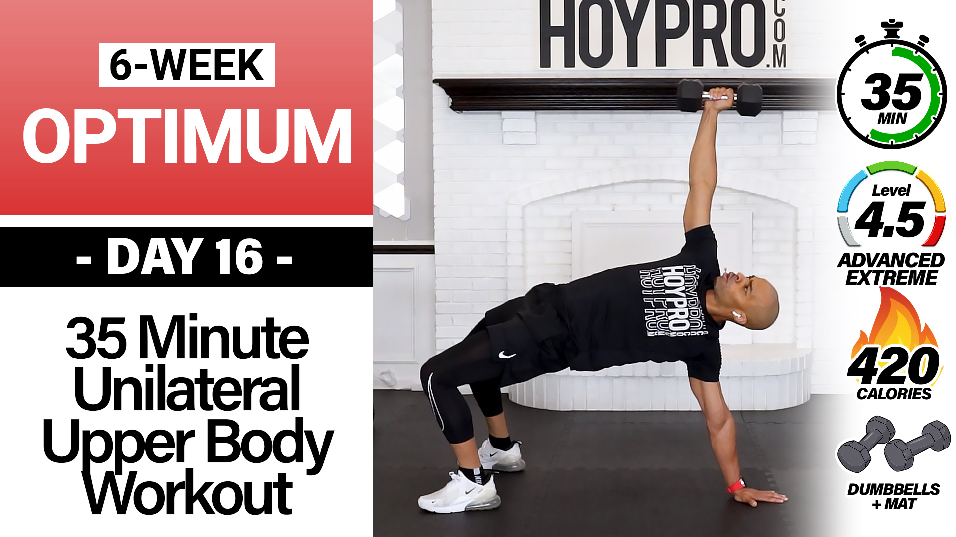 35 Minute Unilateral Upper Body Strength Workout - OPTIMUM #16