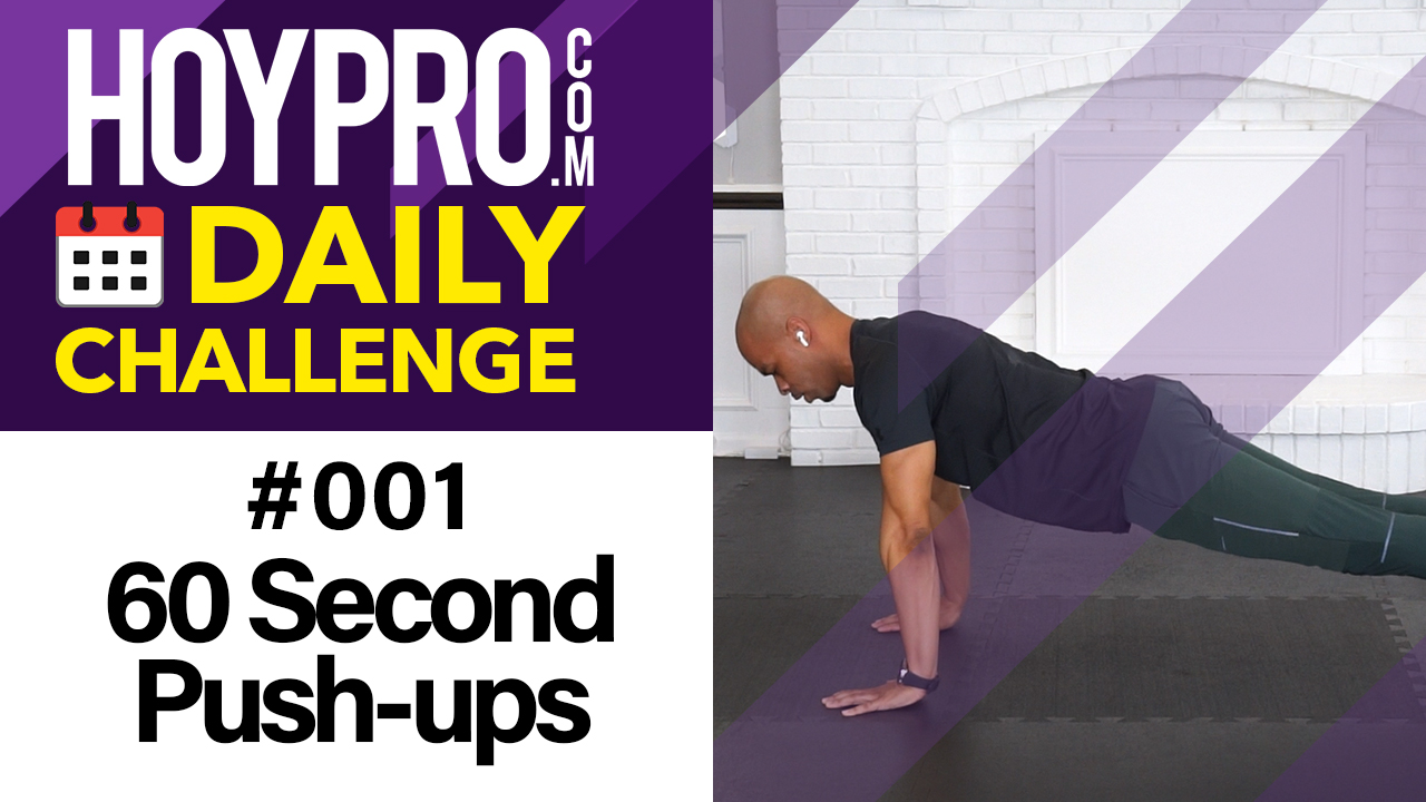 60 Second Push-ups - Daily Challenge #001