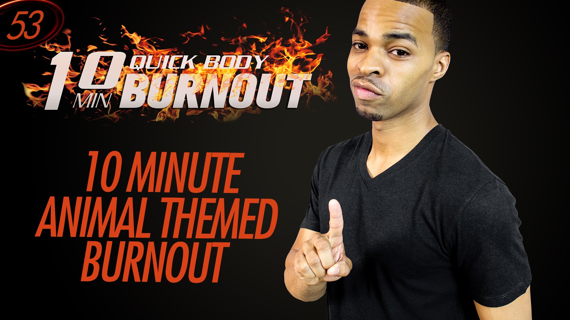 053 - 10 Minute BEAST MODE Animal Flow HIIT Cardio Workout