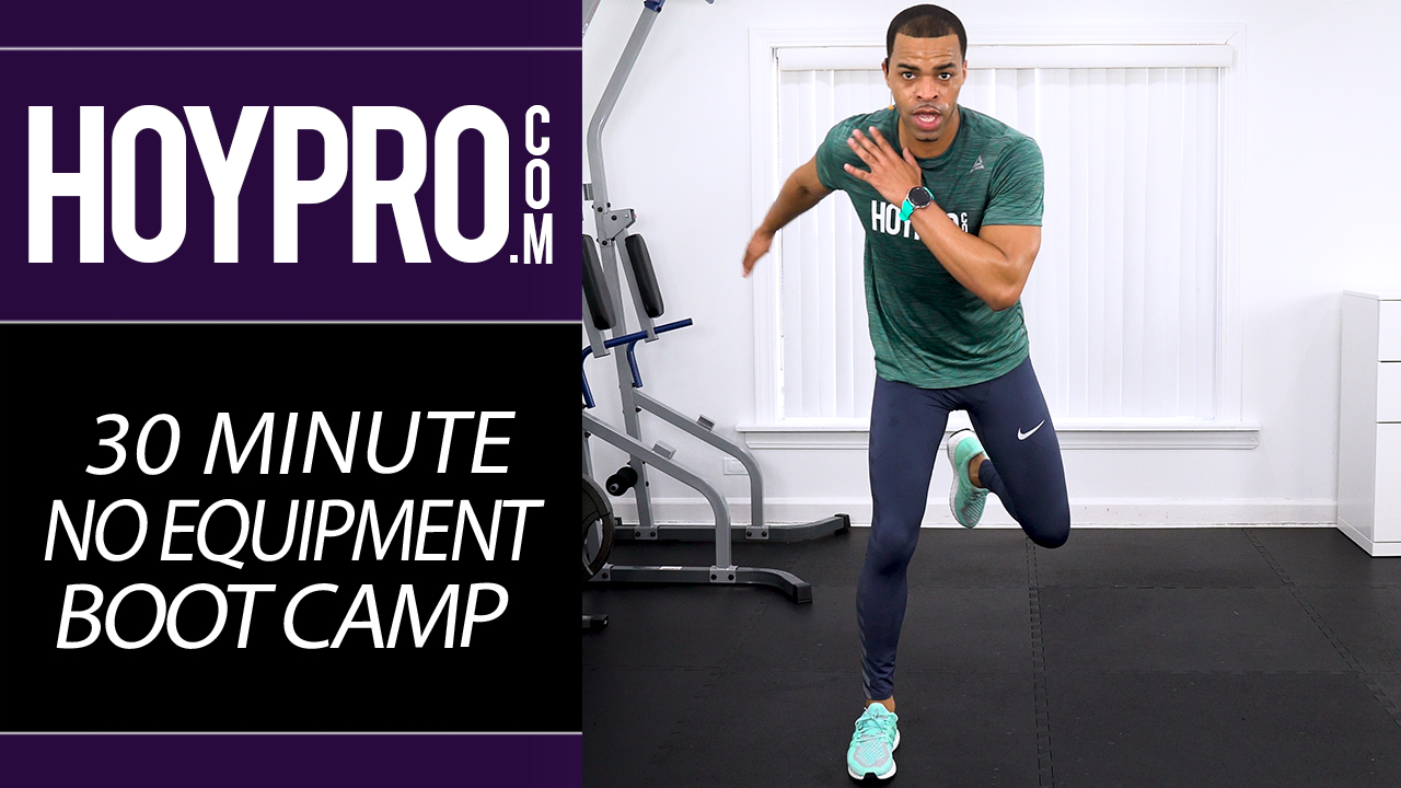 30 Minute Bodyweight Boot Camp Drills Workout - No Equipment Sweatfest