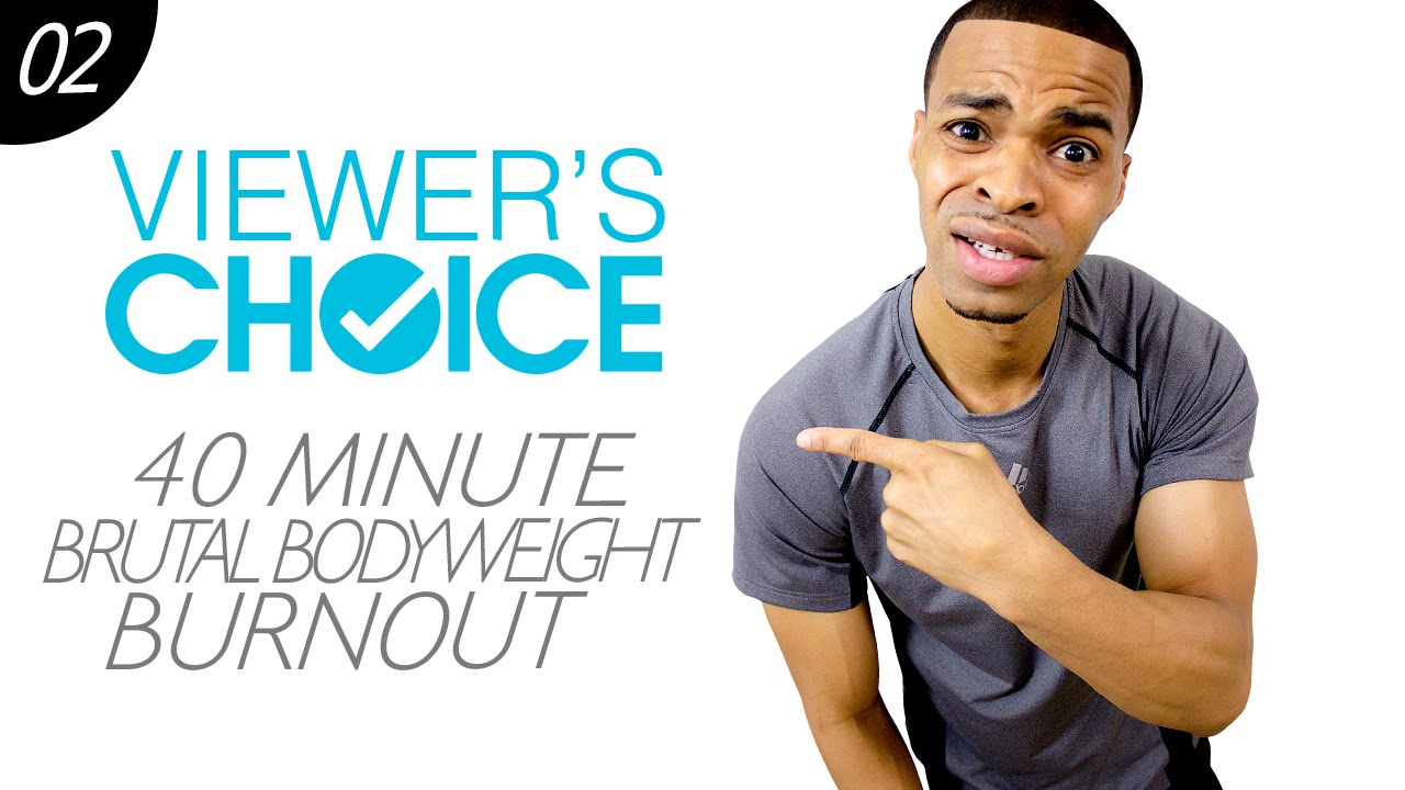 40 Minute 500 Calorie INSANE Workout - Choice #02